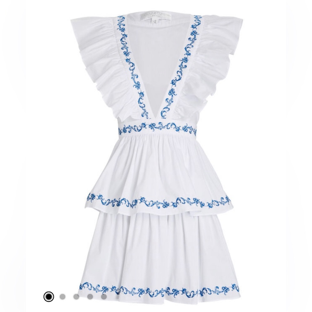 COPY - Size XS Caroline Constas blue and white dress